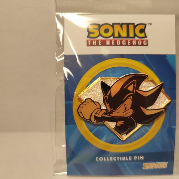 Shadow The Hedgehog Golden Series Pin - Picture 3 of 3